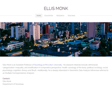 Tablet Screenshot of ellismonk.com